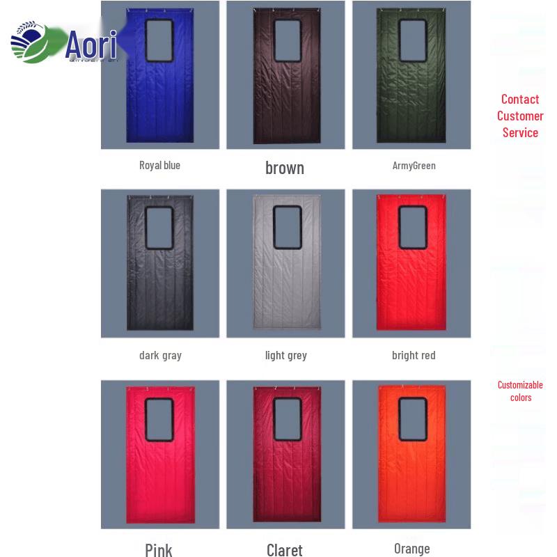 QINGERPLR Waterproof Insulated Door Curtain