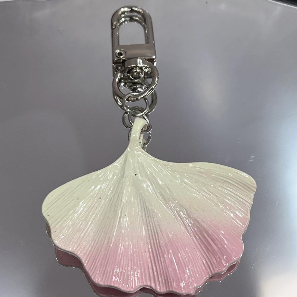 

Versatile Maple Leaf Keychain Zinc Zinc Alloy Ginkgo Leaf Keyring Creative Maple Leaf Pendant Car Key Chain style F