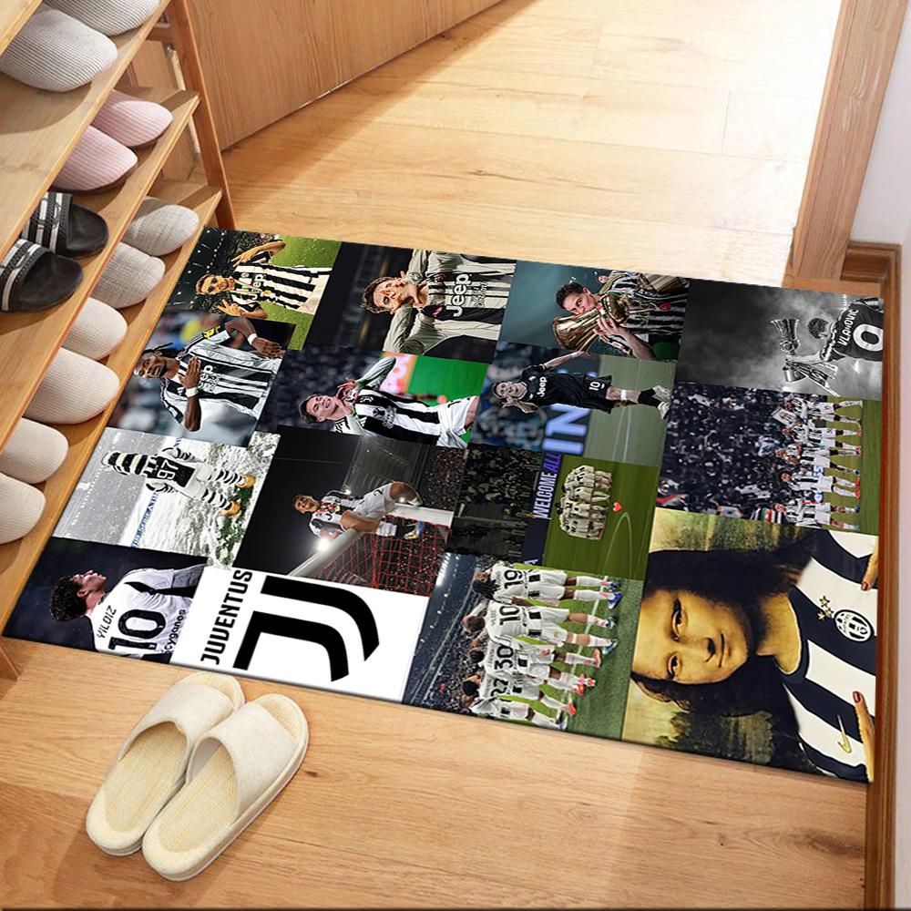 Juventus Floor Rug Office Rug Suitable For Kitchen Decorate Room Entryway Bedrooms Antislip Carpet Decorate Offices