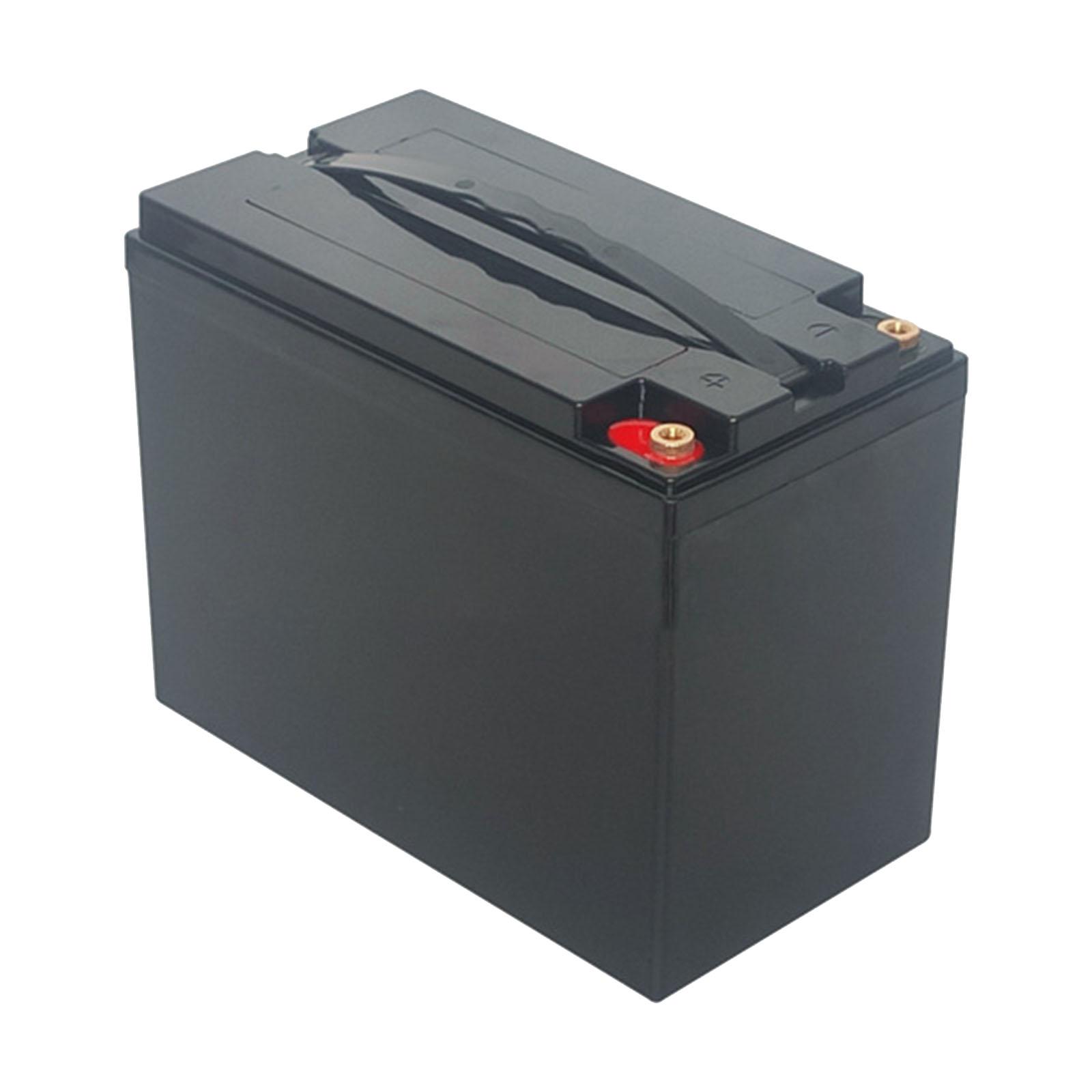 

12V 50AH Lithium Battery Cover For 18650 Empty Battery Box With Ergonomic Handle Battery Protector User Friendly 1 чёрный