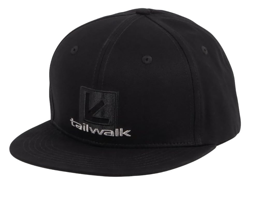 Tail Walk Flat Visor Cap BLK TYPE-02