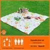 Tapis de Pique-nique Portable d'Extérieur - Imperméable, Épais, Parfait pour le Camping, la Plage ou les Sorties Printanières