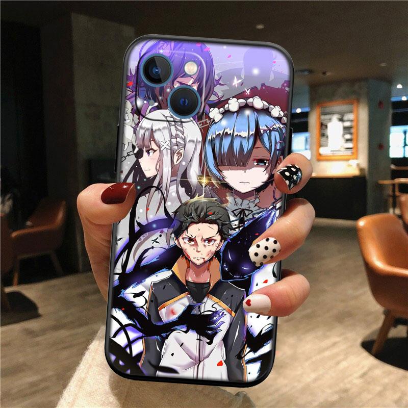 Re Zero Emilia Ram Rem New High-End Shell Phone Case for Redmi Note 13 14 Pro+ Plus A3 A3X 13X 13C 13R 14S 14C 14R
