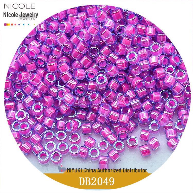 MIYUKI Japanese Fluorescent Antique Seed Beads 16 Colors, 10g Loose Beads