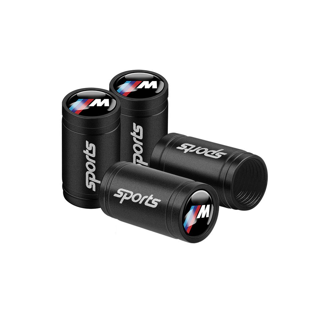 4Pcs Metal Car Wheel Tire Valve Caps Tyre Rim Stem Covers Airdust Waterproof For BMW E36 E39 E46 E60 E90 F30 G20 G21 G30 G11 F15 CJ7