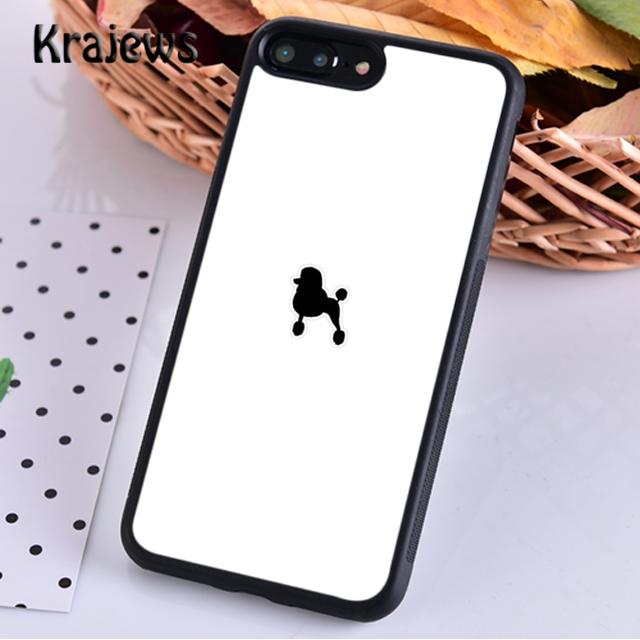 Krajews Life Is Better With A Poodle Silhouette Phone Case Cover For iPhone 17 Air 16 15 14 Plus 11 12 13 Pro Max