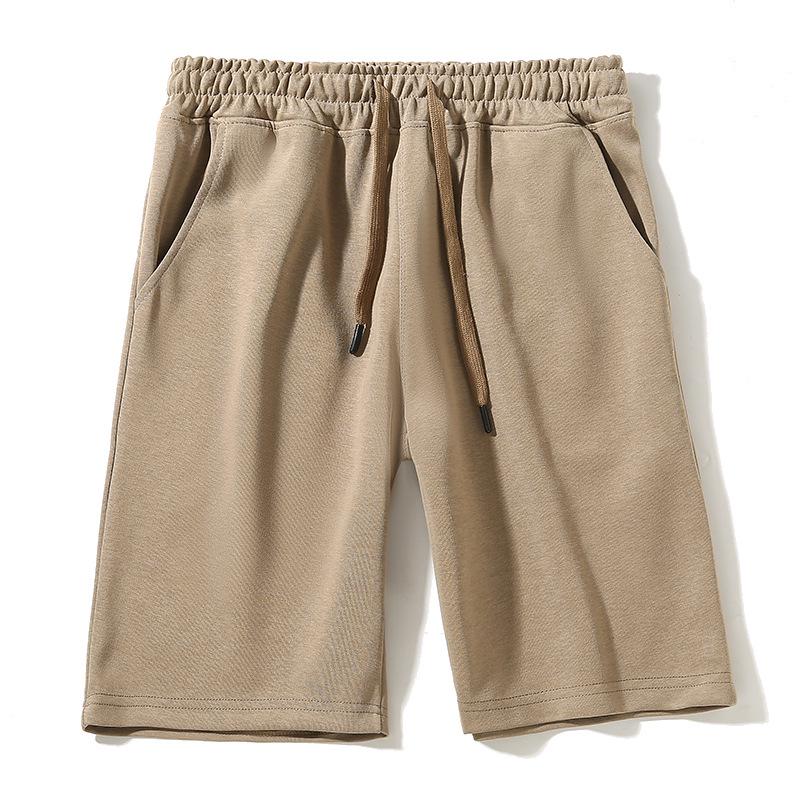 Adult Cotton Milk Silk Breathable Casual Shorts - 240g Five-Point Fashion