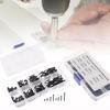 400/800PCS/1 Set M2 Black Self Tapping Screw Assortment Kit Locking Screws And Wood Screws