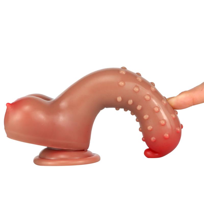 Lightning Rod Super Simulation Makeup Penis Female Penis Masturbation Device Adult Sex Toys