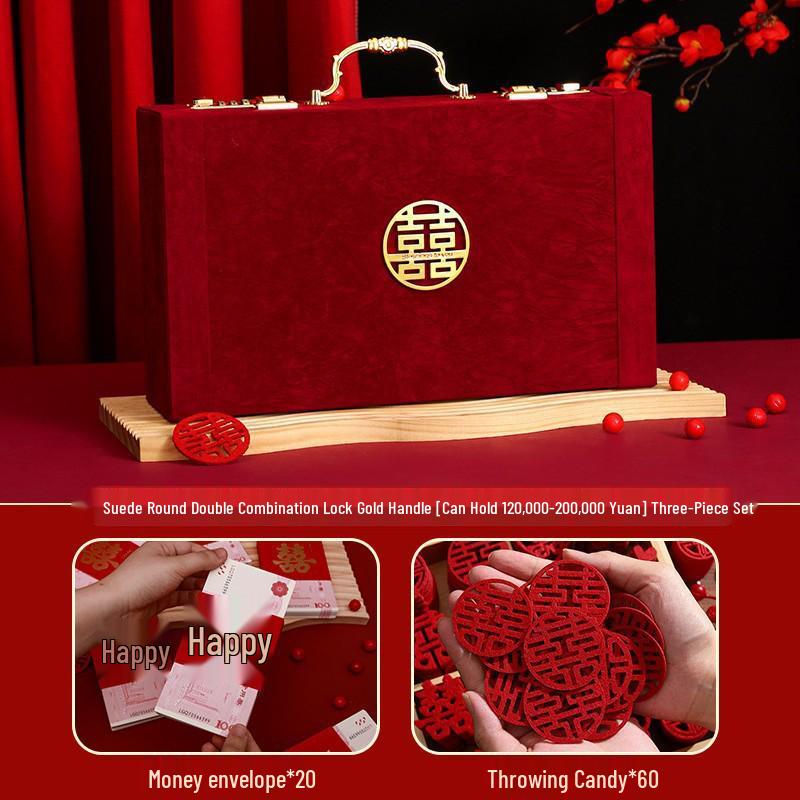High-End Engagement Cash Gift Box with Combo Lock