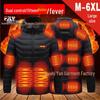 Dual-Control Hooded Heated Jacket with Three-Speed Intelligent Temperature Heating