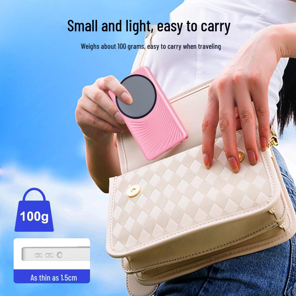 Wireless Mobile Selfie Projector with Split Screen and Teleprompter for Live Streaming