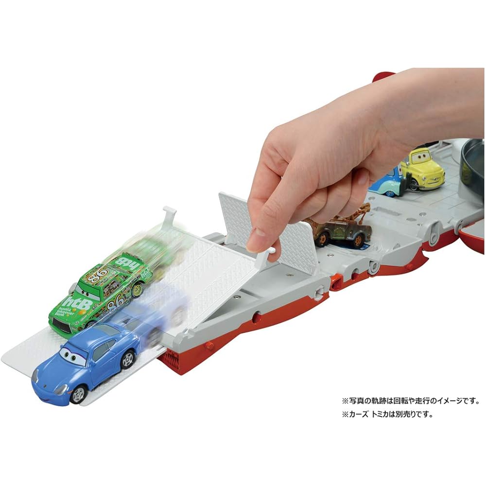 Disney Cars Tomica Tornado Shooter Transforming Toy Lightning McQueen
