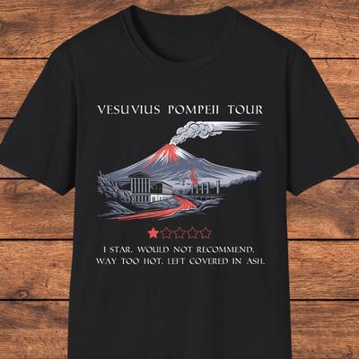 Zabawna Koszulka Pompeje, Historia Starożytna, Sarkastyczna Koszulka Historyczna, Prezent Włochy
