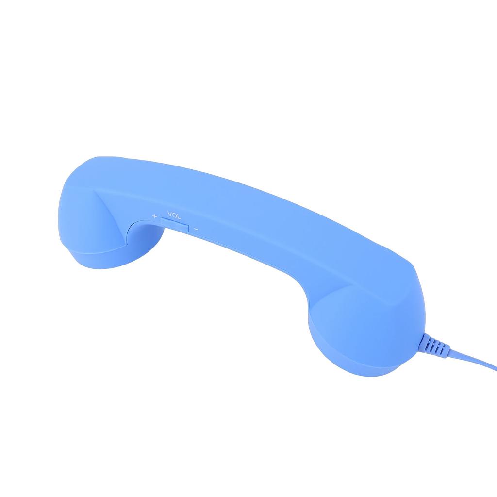 Retro-Telefonhörer Typ C Vintage Kabelgebundener Stecker in Handheld-Handy-Empfänger mit Mikrofon für Videokonferenzgespräche