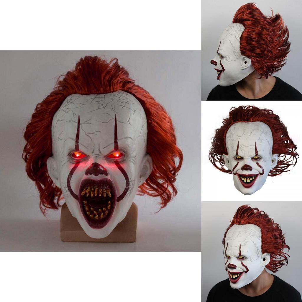 Scary Stephen King's It Mask For Halloween Men Joker Costume Cosplay