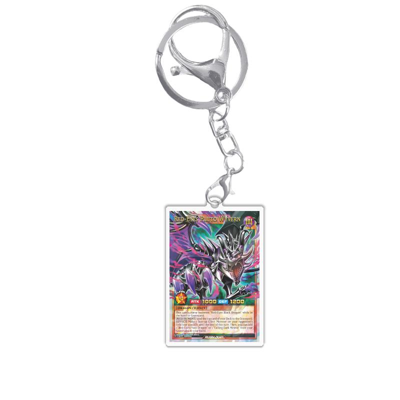 Keychains for Yugioh Rush Duel Rd Princess Cosmos Deathtacle Acrylic Pendant Backpack Ornament Decoration Anime Game Fans Gift