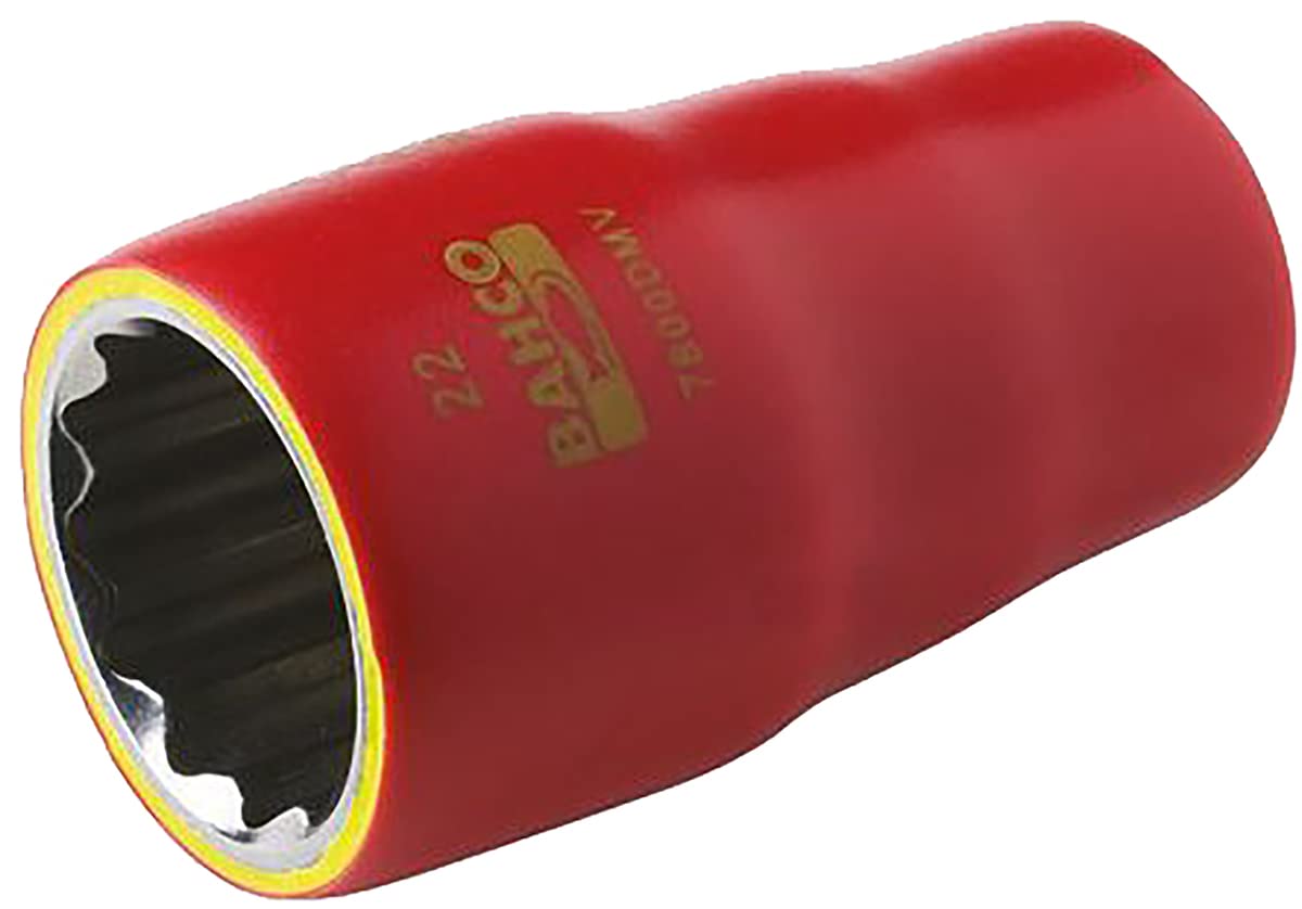 

BAHCO Insulated Socket, 1000V, 1/2 (19mm), 7800DMV19