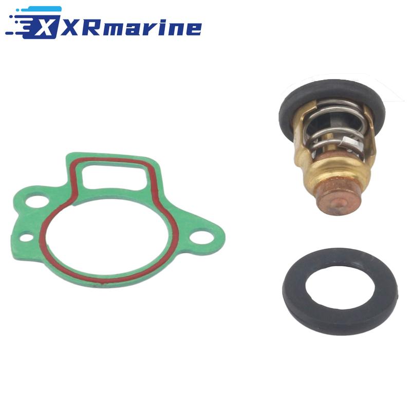 6H3-12411 Thermostat Kit for Yamaha 2 Stroke 60 70 HP 1984-2005 Outboard Motor Replace 6H3-12411-01 6H3-12411-00 6H3-12411-10