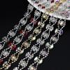 10Yards Rhinestone Chain Trim Crystal Diamond Accessories DIY Craft Shining Diamond Bag Gift Party Decoration Ribbon