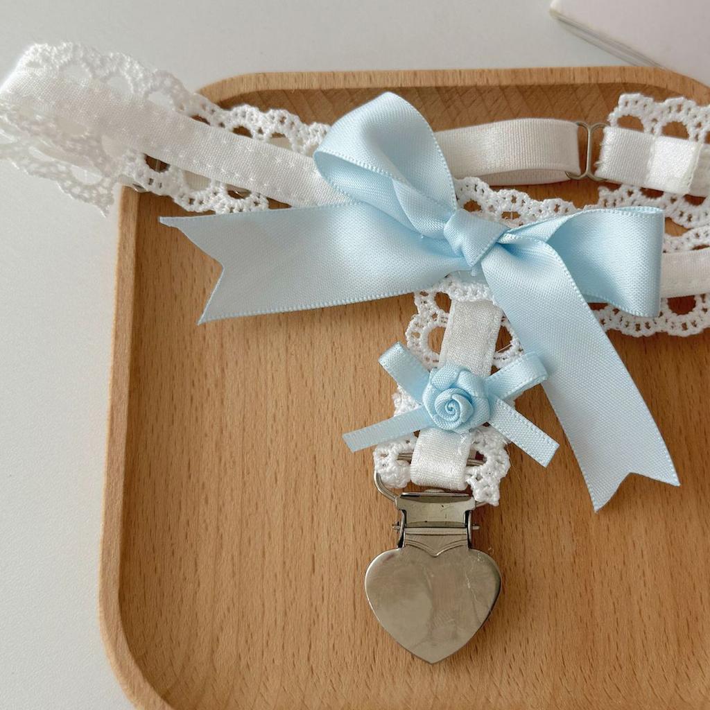 Love Heart Leg Ring Sweet Elastic Lace Leg Strap Simple Punk Hiphop Leg Ring Handmade Leg Accessories