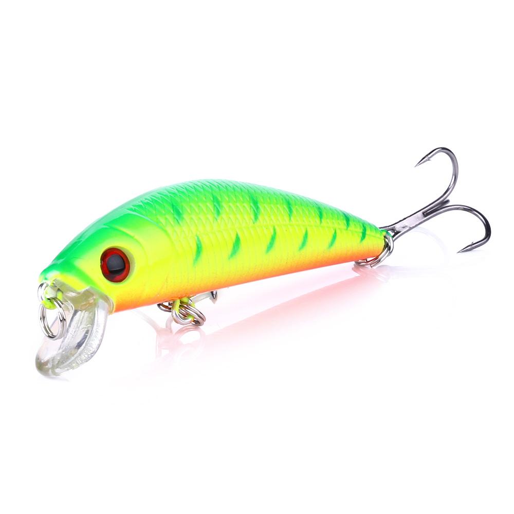 HENGJIA 1Pc/8pcs Lifelike Minnow Fishing Lure Wobbler Bass Pike Trout Hard  Bait Float Fishing Tackle