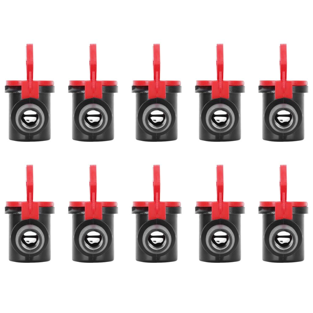 10 STÜCKE 1/2 Schlauch Bewässerungsfittings Widerhaken Inline-Ventil Gartenbewässerungsverbinder