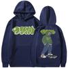 Rapper Mf Doom Graphic Print Hoodie Men Women Hip Hop Fleece Oversized Sweatshirt Male Fashion Trend Hoodies Men's Streetwea