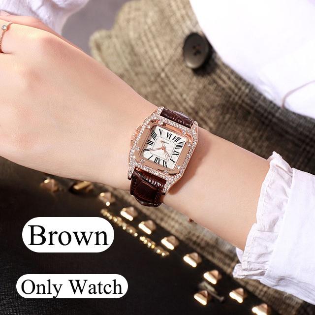 Buy Luxury Diamond Ladies Watch and Bracelet Set or Watch Ladies ...