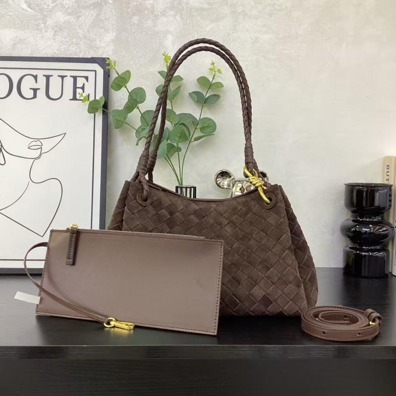 New Style Woven Parachute Bucket Bag Fashionable High-end Large-capacity Portable Underarm