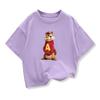 Potdemiel Cartoon Alvin and The Chipmunks T Shirt Kid Tee Girl Clothing Boy Top Teenage Cute Childrens Clothes 212 Years