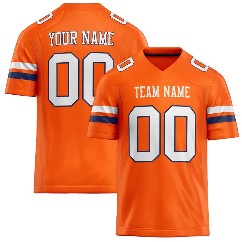 Camiseta de Rugby Personalizada con Nombre y Número del Equipo, Personalizable, DIY, Cuello en V, Naranja, Camiseta Deportiva para Hombre, Holgada, Secado Rápido