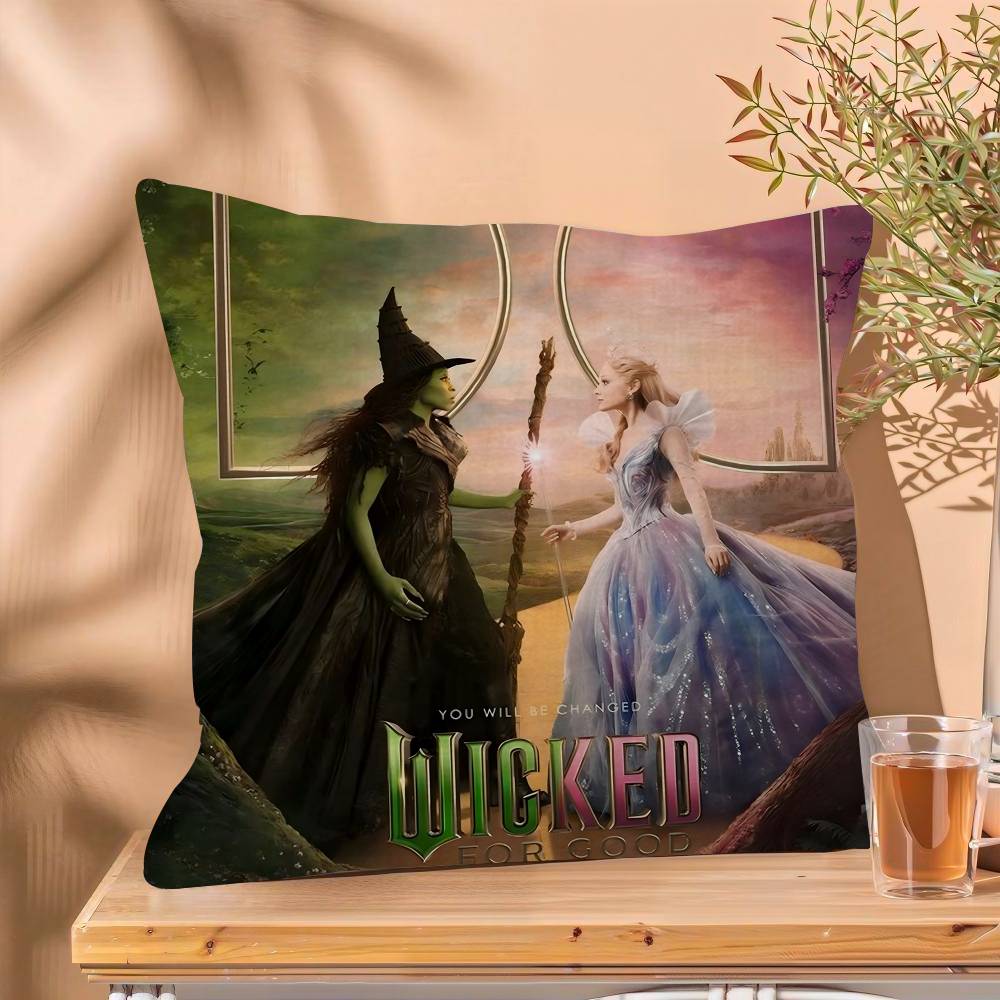 Wicked Movie Pillow Cover Design cushion Cover decor Holiday Decorati