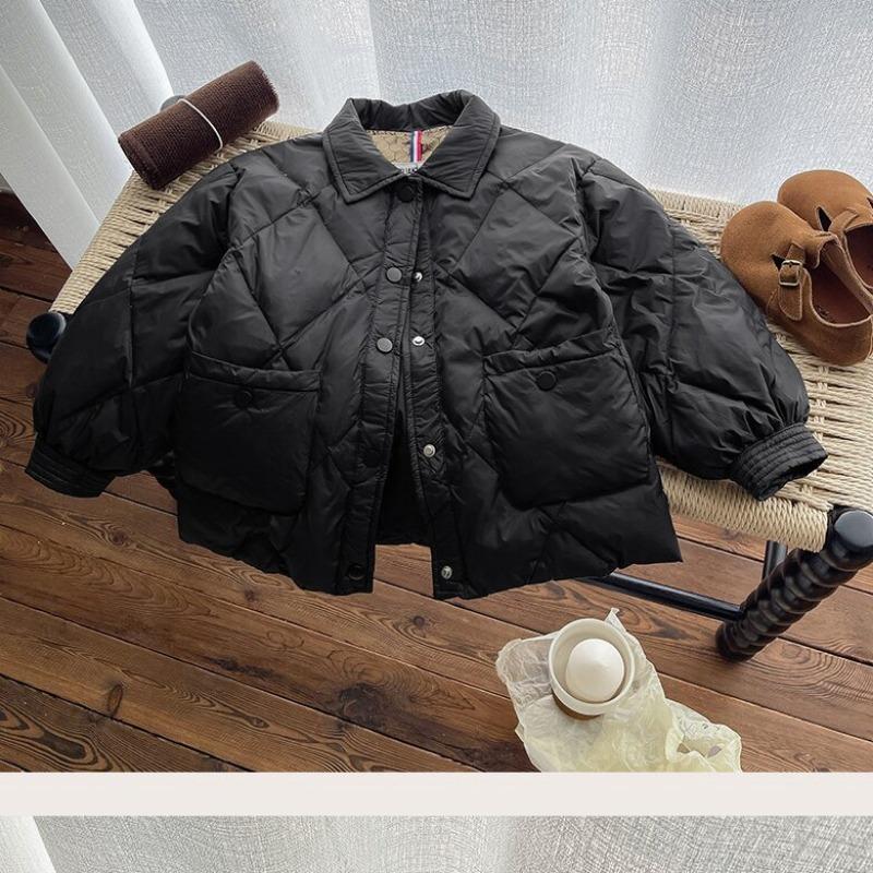 Herbst und Winter Neu Kinder Warme Innere Kinder Dünner Mantel