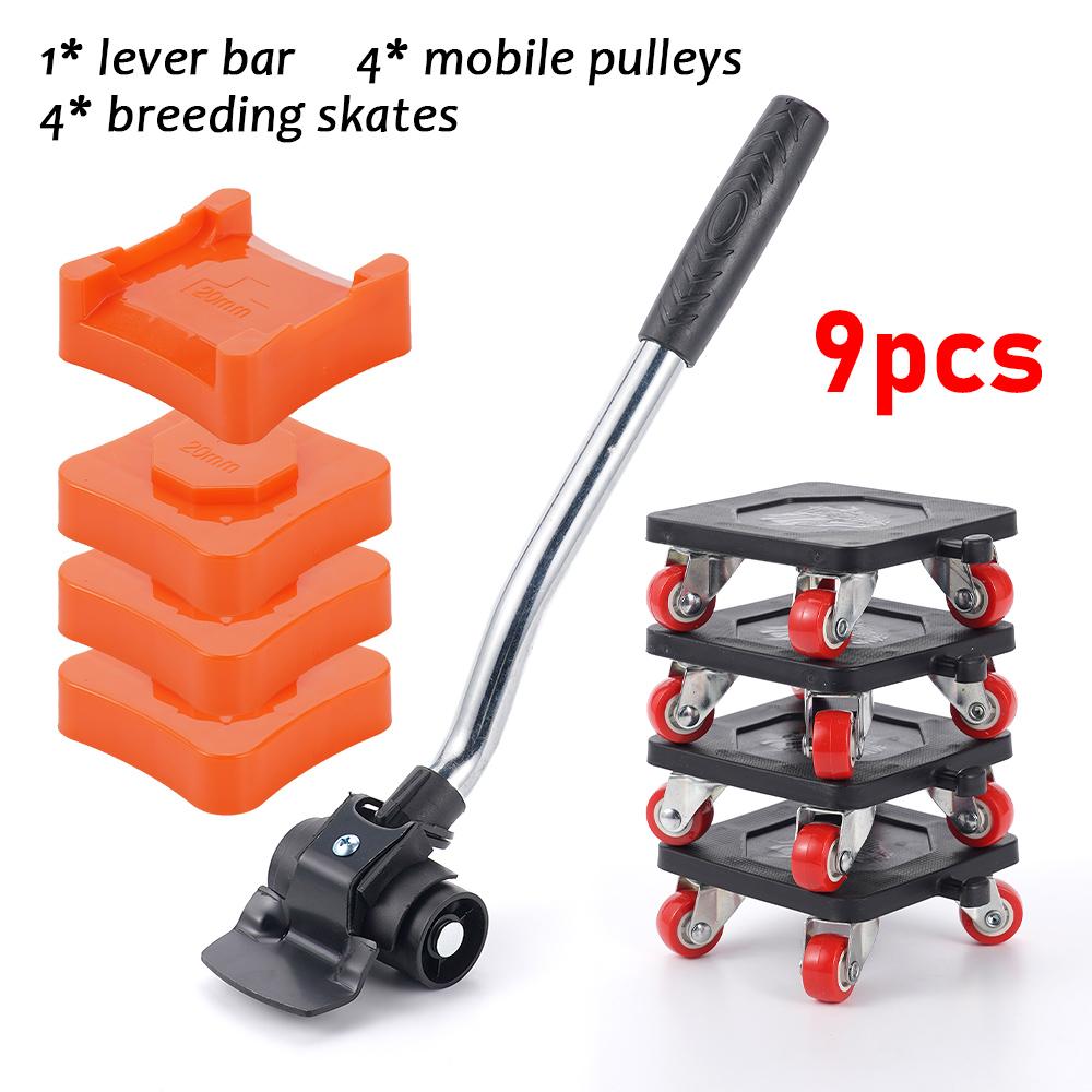 500KG Heavy Duty Furniture Lifter Transport Mover Sliders Furniture Roller Furniture Dolly Labor-Saving Furniture Mover Tools