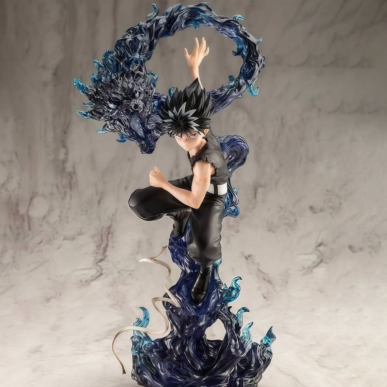 Available Now 24cm Yuyuhakusho Figures Hiei Animation Figures POLYVINYL CHLORIDE Statue Collector Miniature Room Decoration Celebration Playthings