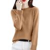 [AZEMI] Knit Sweater - Women's Top, Round Neck, Layering-Friendly, Slimming, Plain, High Stretch, M-2XL, Autumn/Winter/Spring