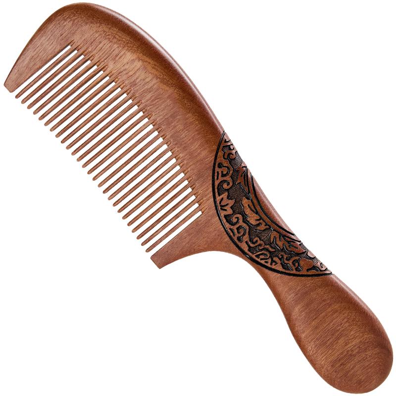 

Cherry Wood Densely Toothed Hair Comb