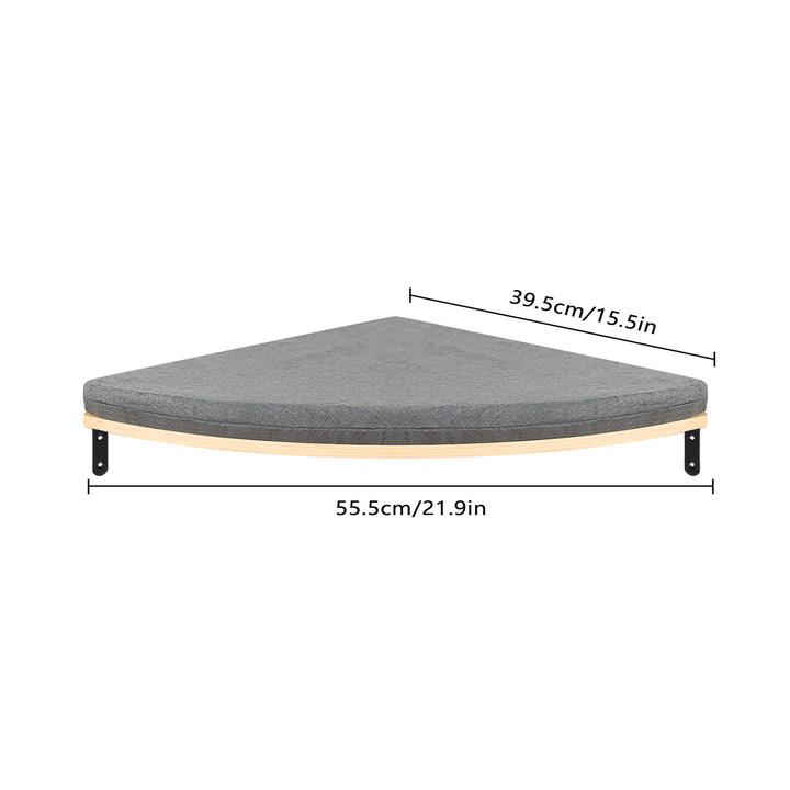 Cat Wall Hiding House Hammock Climbing Shelves Moon Perches Bed Ladder Solid Wood Steps For Activity Indoor Cats Wall Furniture
