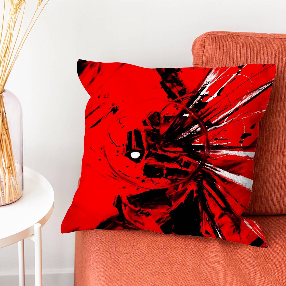 UULTRAKILL Game Pillow Case Plush Fabric Soft DoubleSided Printed Sofa Warm Winter Home Gift Cushion Cover