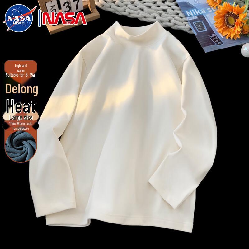 NASA NOAH Men s Heavyweight De Velvet Mock Neck Pullover 3XL