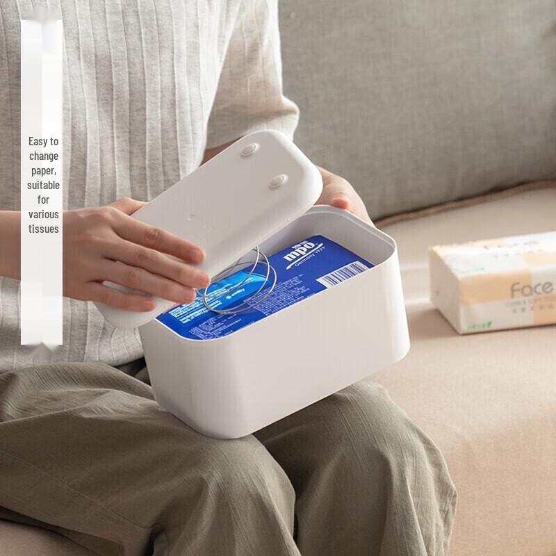 Desktop Multi-functional Plastic Tissue Box