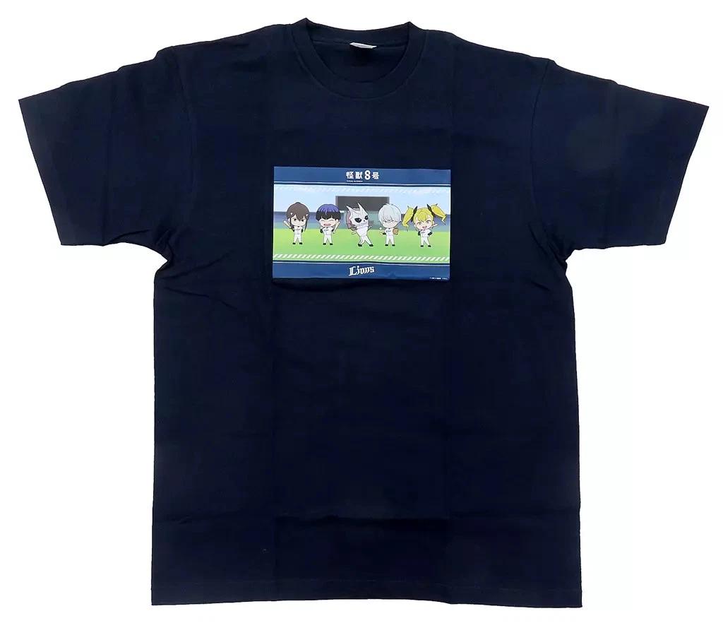 SpaceAge Kaiju No 8 Saitama Lions Navy T T-Shirt 3rd Unit XL 3XL
