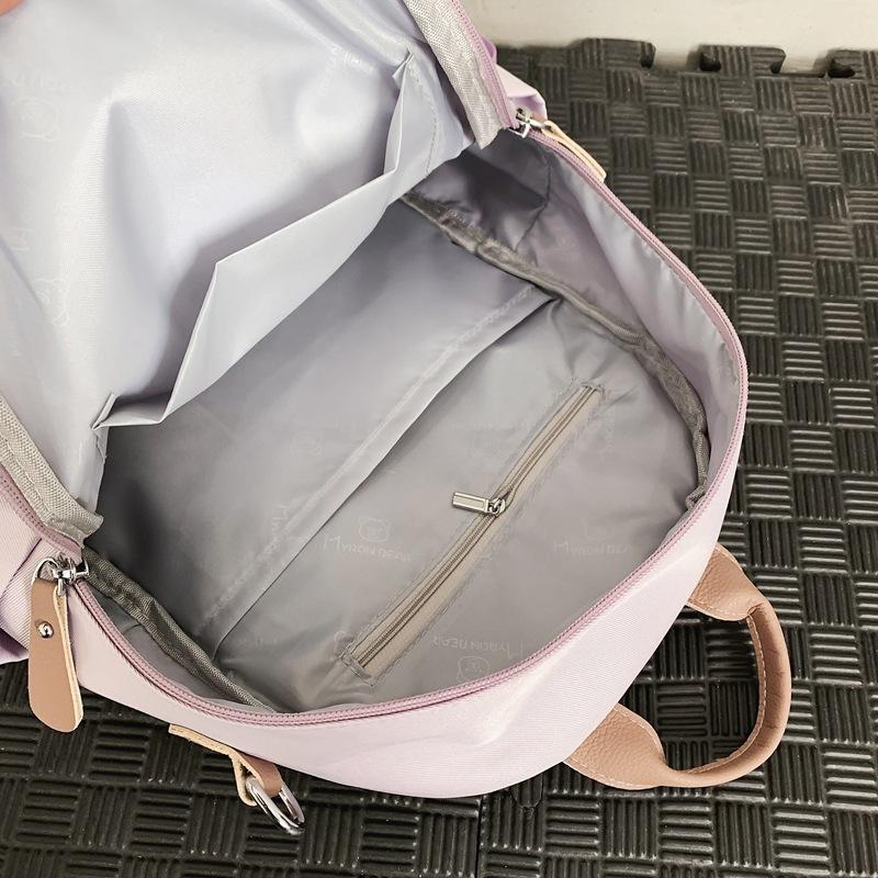 School bag ins fashion travel lightweight backpack Korean version college student class school bag casual versatile backpack