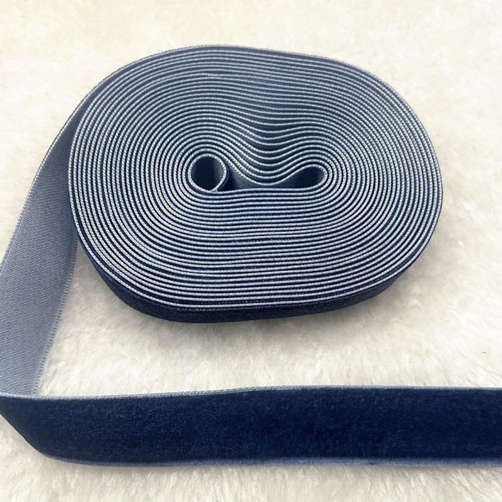 

Package Decor 5 Yard Velvet Ribbon 20mm Width DIY Craft Flocking Webbing Solid Color Craft Ribbon Wedding Decor L