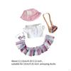 15 Cm Plush Doll Clothes DIY Girl Gift,Adorable,Plush Accessories Costumes Soft Stylish