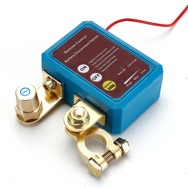 Automobile Battery Remote Disconnect Switch 12V Power Cut-off Switch Power Switch Anti-leakage Leakage Protection Device