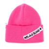 BLACKBLOND BBD Side Patch Long Beanie (Pink)