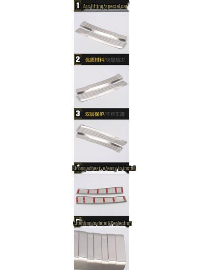 12-16 CRV Ochraniacz tylnego zderzaka: Listwa pedału bagażnika ze stali nierdzewnej