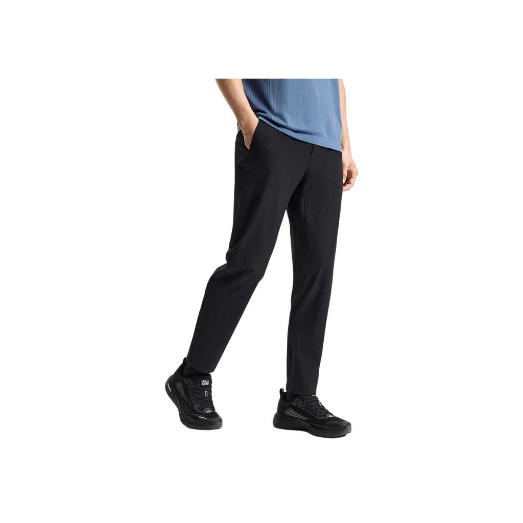 New FILA Casual Pants Men's Pitch Black A11M521801FBK